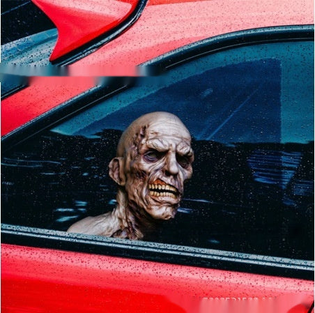 Calcomanías 3D de zombis para auto de Halloween
