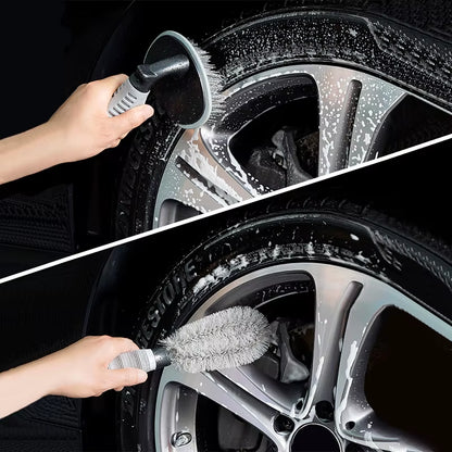 6/12Pcs Car Cleaning Set Car Detailing Brush Towel Glove Auto Dashboard Air Outlet Cleaning Tools Kits for Car Wash Accessories