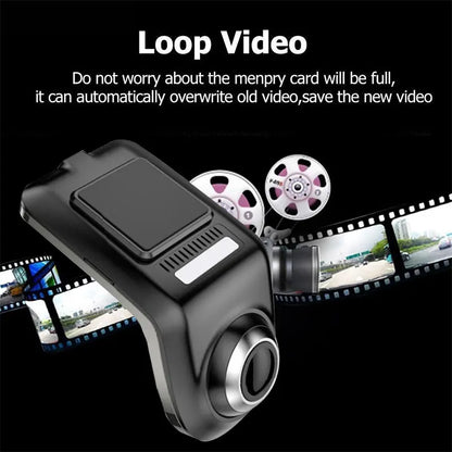 U3 Car DVR Camera Full HD 1080P Mini ADAS Auto Digital Video Recorder Dash Cam for Android Multimedia Player Car Dvrs