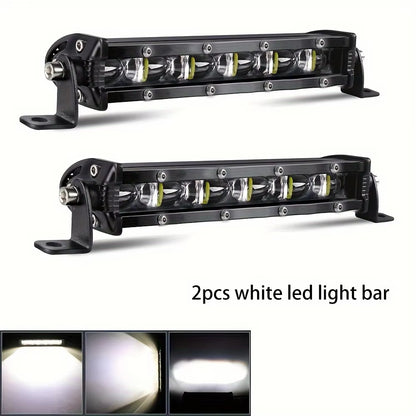 Super Bright LED Light Bar Offroad 8" 12V 24V Spotlight Barra LED Work Light for Lada Truck 4X4 SUV ATV Car Driving Fog Light