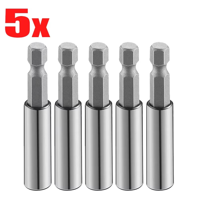 10/1Pcs Magnetic Screwdriver Extension Hexagonal Handle Extended Connecting Rod Carbon Steel Screwdrivers Bit Holder Power Tools