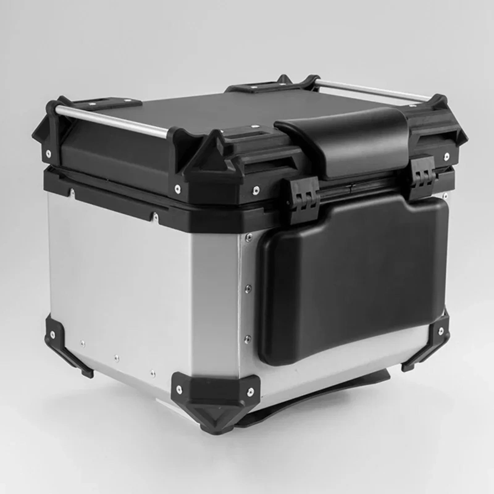 Motorcycle Passenger Backrest Pad Storage Box Back Cushion Easy Installation Motorcycle Accessory Luggage Case Back Cushion
