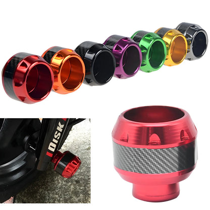 2Pcs Motorcycle Aluminum Wheel Protection Crash Pads Colorful Crash Scooter Frame Slider Protector Moto Equipment Accessories