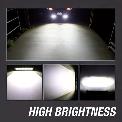 Super Bright LED Light Bar Offroad 8" 12V 24V Spotlight Barra LED Work Light for Lada Truck 4X4 SUV ATV Car Driving Fog Light