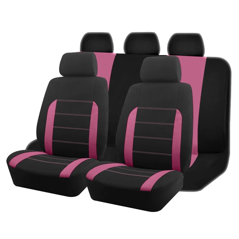 AUTO plus Universal Fabric Car Seat Covers Fit for Most Car Suv Truck Van Car Accessories Interior Seat Covers Car