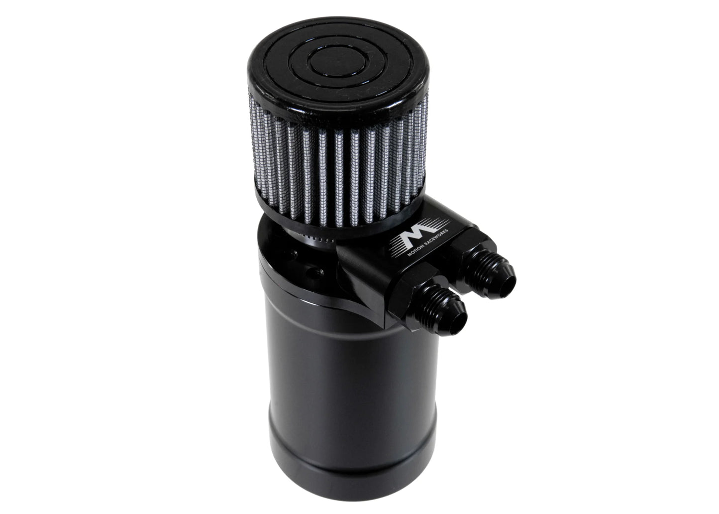 Top Loader Billet Internally Baffled Oil Catch Can (Dual 10AN Port)