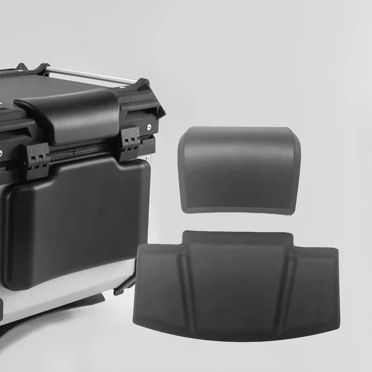 Motorcycle Passenger Backrest Pad Storage Box Back Cushion Easy Installation Motorcycle Accessory Luggage Case Back Cushion
