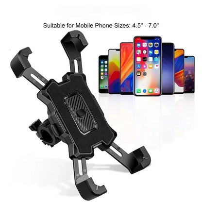Universal 360° Rotatable Non-Slip Bicycle Phone Holder Adjustable Stand for MTB Bike Moto Motorcycle - Bike Accessory