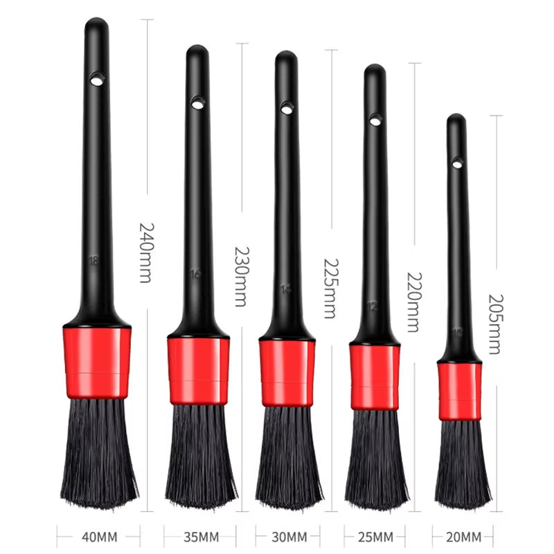 6/12Pcs Car Cleaning Set Car Detailing Brush Towel Glove Auto Dashboard Air Outlet Cleaning Tools Kits for Car Wash Accessories