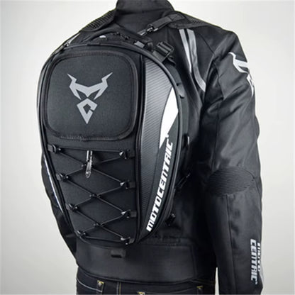 Waterproof Motorcycle Tail Bag Multifunction Motorcycle Rear Seat Bag High Capacity Motorcycle Bag Rider Backpack
