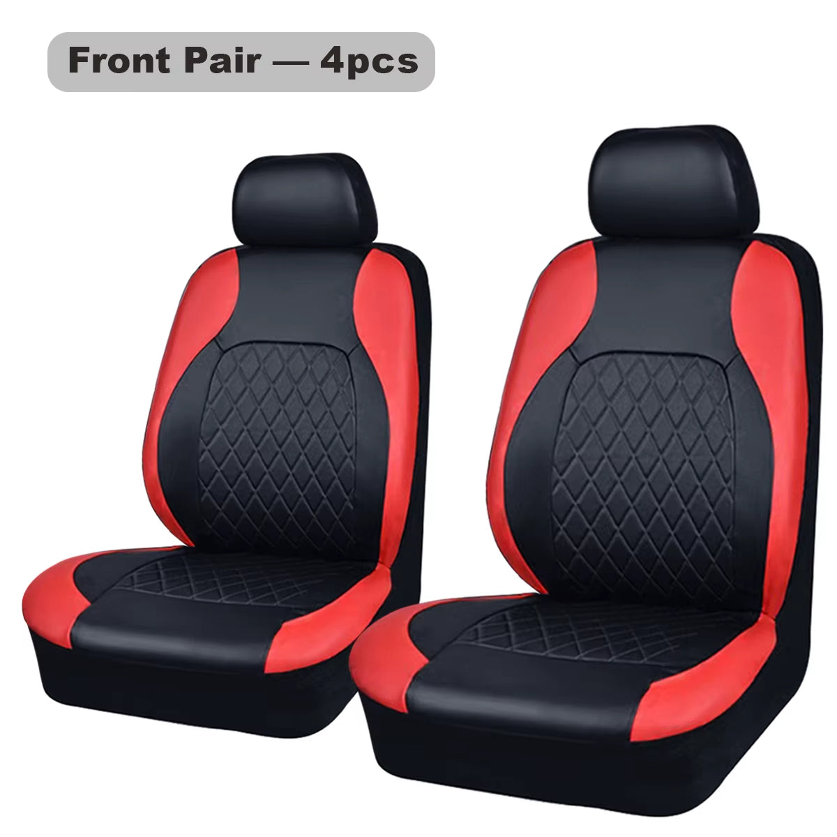 All Season Quited PU Leather Car Seat Cover Full Surrounded Seat Protector Waterproof Universal Fit Sedan Suv Pick-Up Truck Seat