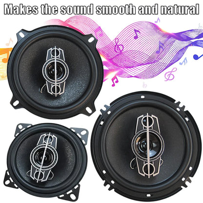 1Pair 4/5/6 Inch 4-Way 220W/300W/350W Universal Car Hifi Coaxial Speaker Auto Music Stereo Car Door Full Range Speakers Woofer