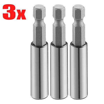 10/1Pcs Magnetic Screwdriver Extension Hexagonal Handle Extended Connecting Rod Carbon Steel Screwdrivers Bit Holder Power Tools