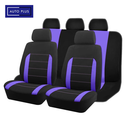AUTO plus Universal Fabric Car Seat Covers Fit for Most Car Suv Truck Van Car Accessories Interior Seat Covers Car