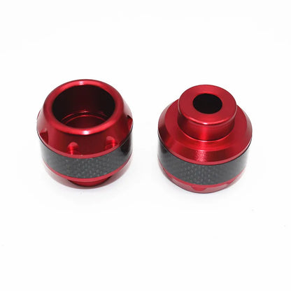 2Pcs Motorcycle Aluminum Wheel Protection Crash Pads Colorful Crash Scooter Frame Slider Protector Moto Equipment Accessories