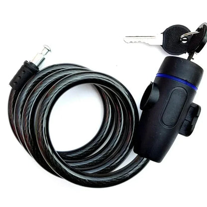 Bicycle Motorcycle Chain Lock Metal Anti-Theft Lock with 2 Keys for Maximum Security