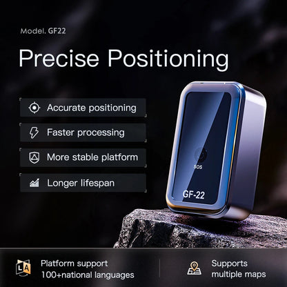 GF-22 Car Tracker Device Strong Magneticautomatic Alarm Motorcycle Car Mini GPS Trackersvoice Control Anti-Lost Device Locator