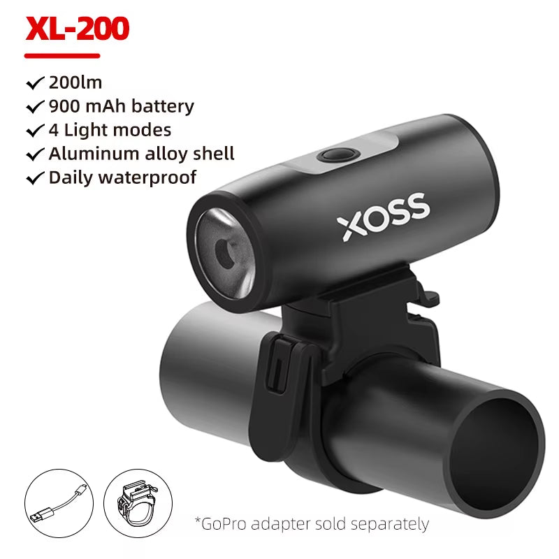 200-3000 Lm Bike Light XL1200 Headlight Waterproof Rechargeable Front Lamp Bicycle Light Aluminum Ultralight Flashlight