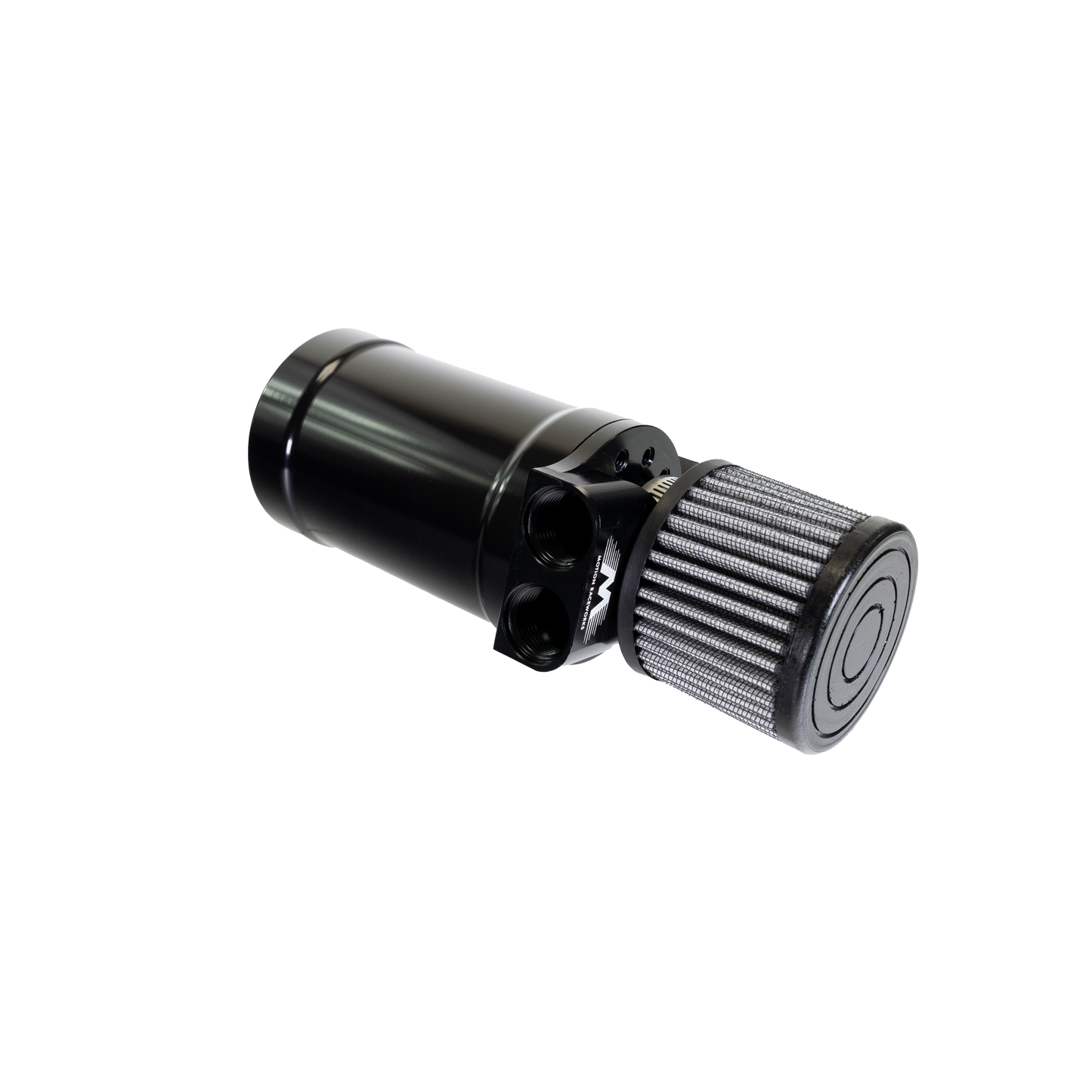 Top Loader Billet Internally Baffled Oil Catch Can (Dual 10AN Port)