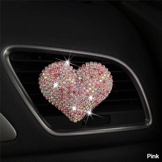 Creative Crown Diamond Cute Bear Car Fragrance Perfume Clip Air Bears Aroma Car Decoration Air Fresher Decoration Accessories