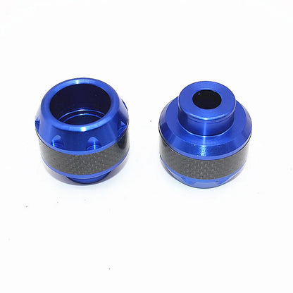 2Pcs Motorcycle Aluminum Wheel Protection Crash Pads Colorful Crash Scooter Frame Slider Protector Moto Equipment Accessories