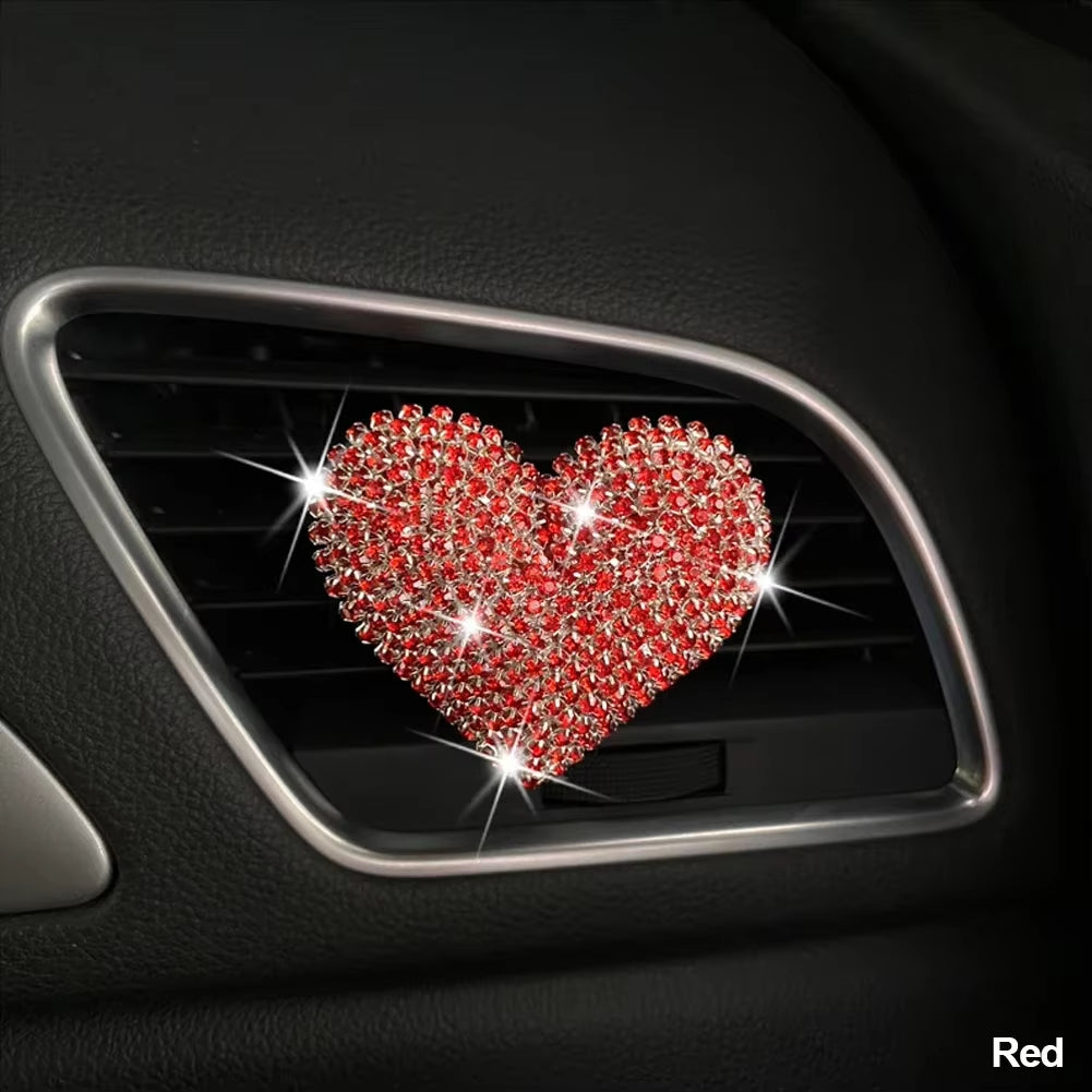 Creative Crown Diamond Cute Bear Car Fragrance Perfume Clip Air Bears Aroma Car Decoration Air Fresher Decoration Accessories