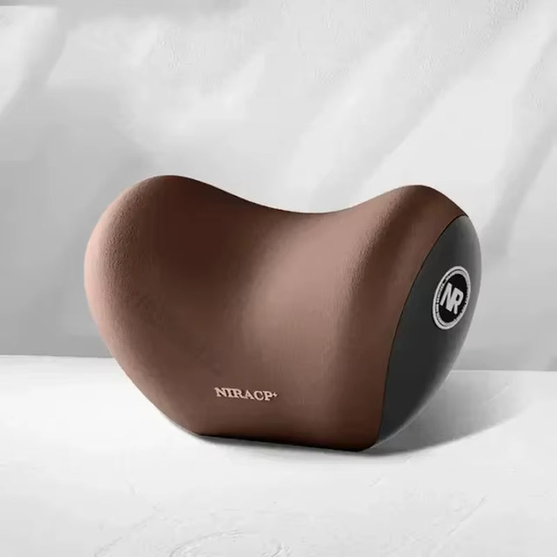 Car Back Cushion Lumbar Support and Neck Pillow Kit, Memory Foam Ergonomic Cushion for Lower Back Support Cervical Headrest