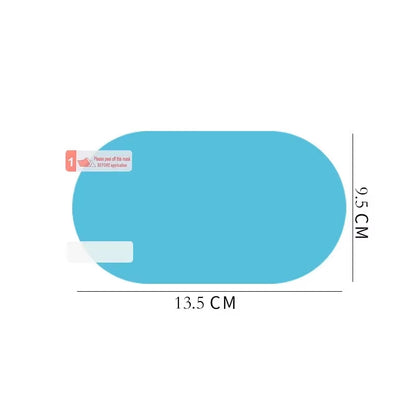2Pcs Car Rain Rearview Mirror Films Waterproof Anti-Fog Car Mirror Rain Covers Window Anti-Rain Protector Film Auto Accessories
