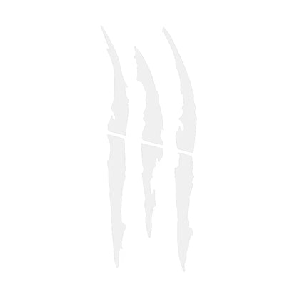 Motorcycle Car Sticker Universal Monster Claw Scratched Stripe Decal Marker Reflective Waterproof Moto Decoration Accessories
