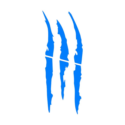 Motorcycle Car Sticker Universal Monster Claw Scratched Stripe Decal Marker Reflective Waterproof Moto Decoration Accessories