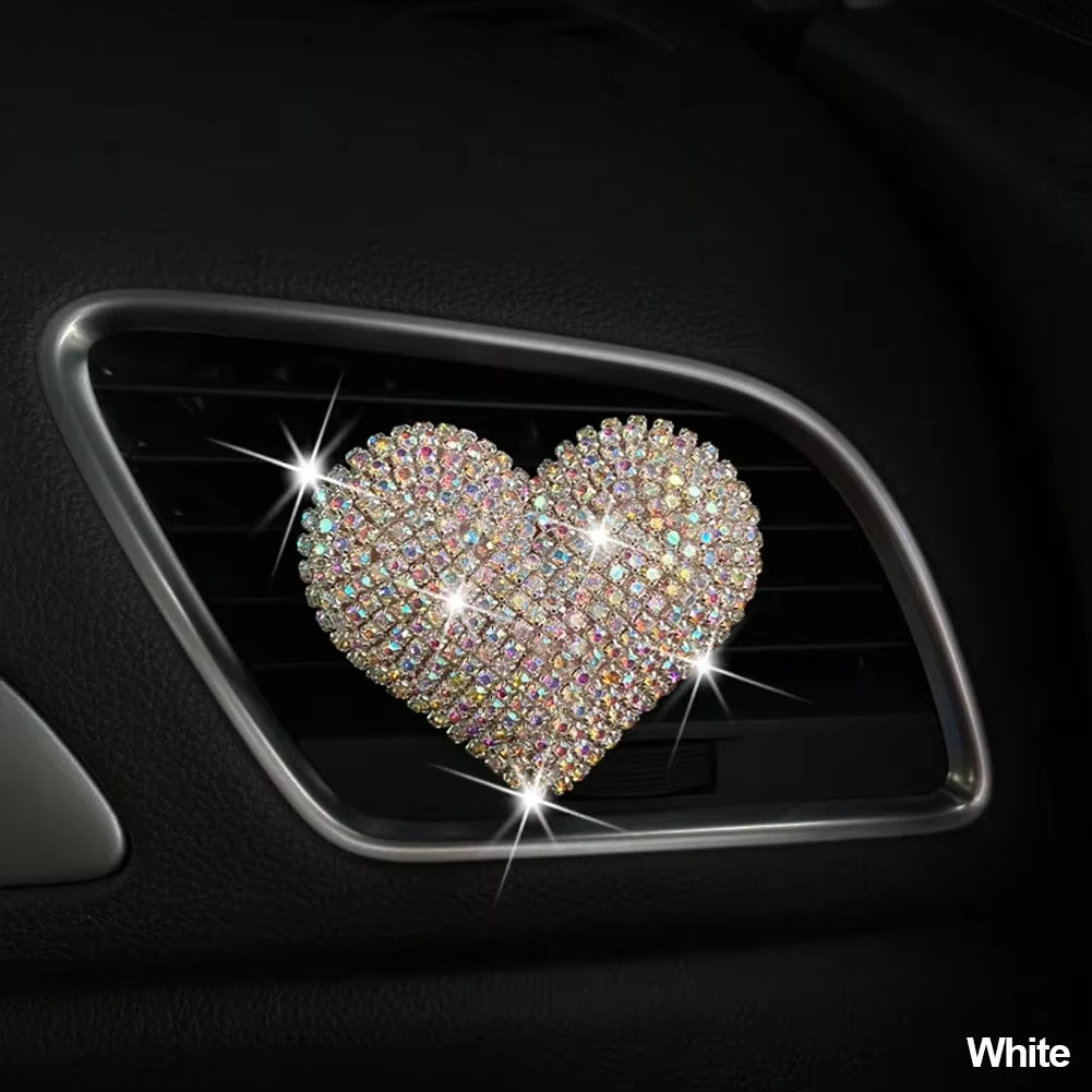 Creative Crown Diamond Cute Bear Car Fragrance Perfume Clip Air Bears Aroma Car Decoration Air Fresher Decoration Accessories