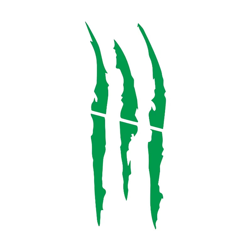Motorcycle Car Sticker Universal Monster Claw Scratched Stripe Decal Marker Reflective Waterproof Moto Decoration Accessories