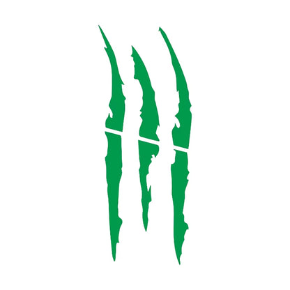 Motorcycle Car Sticker Universal Monster Claw Scratched Stripe Decal Marker Reflective Waterproof Moto Decoration Accessories
