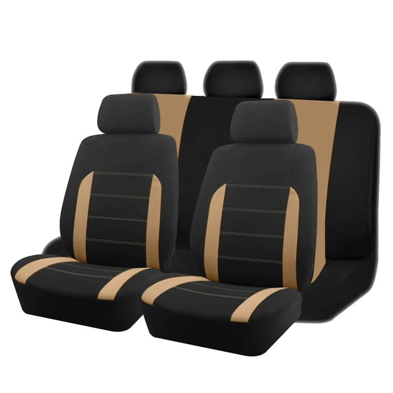 AUTO plus Universal Fabric Car Seat Covers Fit for Most Car Suv Truck Van Car Accessories Interior Seat Covers Car