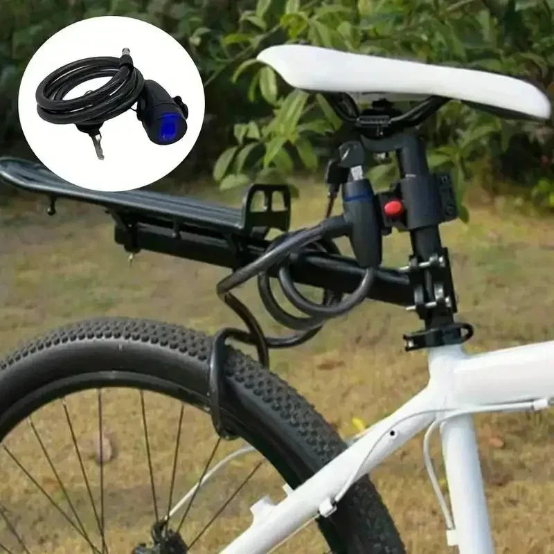 Bicycle Motorcycle Chain Lock Metal Anti-Theft Lock with 2 Keys for Maximum Security