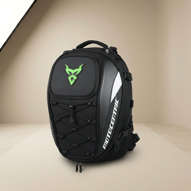 Mochila Trasera de Gran Capacidad para Motocicleta con Casco