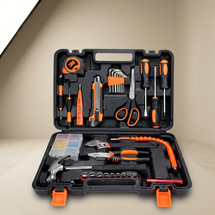 Caja de Herramientas para Reparación de Auto y Hogar