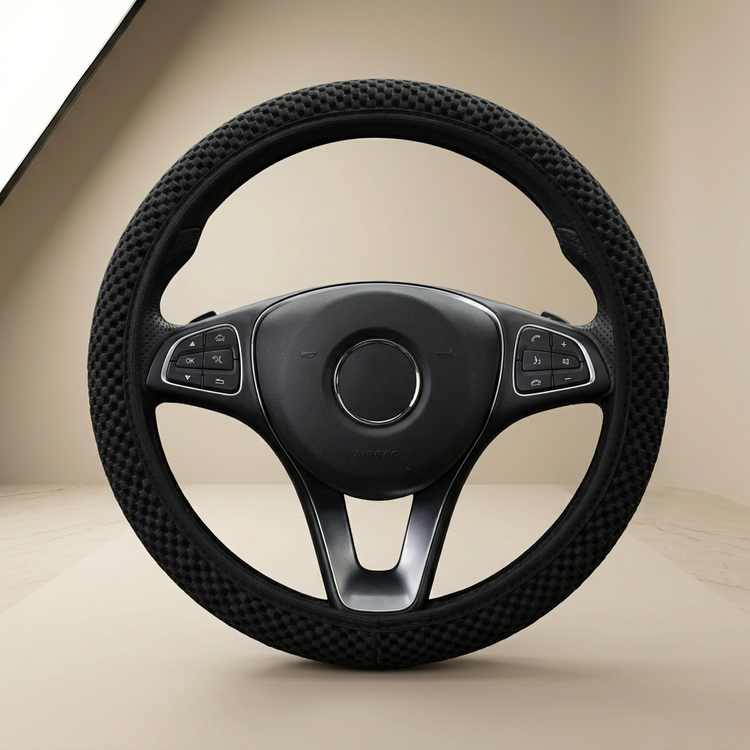 Breathable Mesh Steering Wheel Cover without Inner Ring