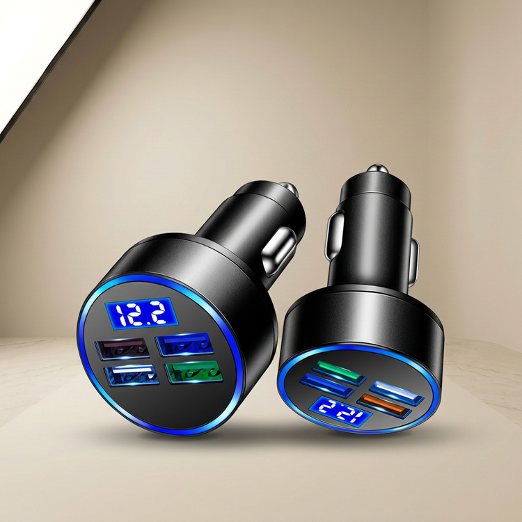 4-Port Car Multi-Charger