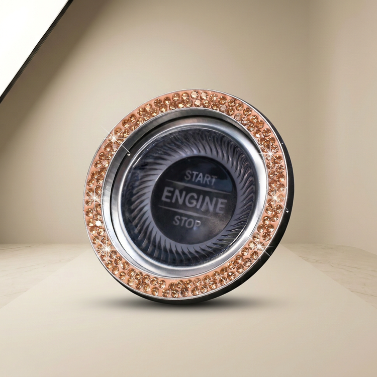 Decorative Crystal Ring for Power Button