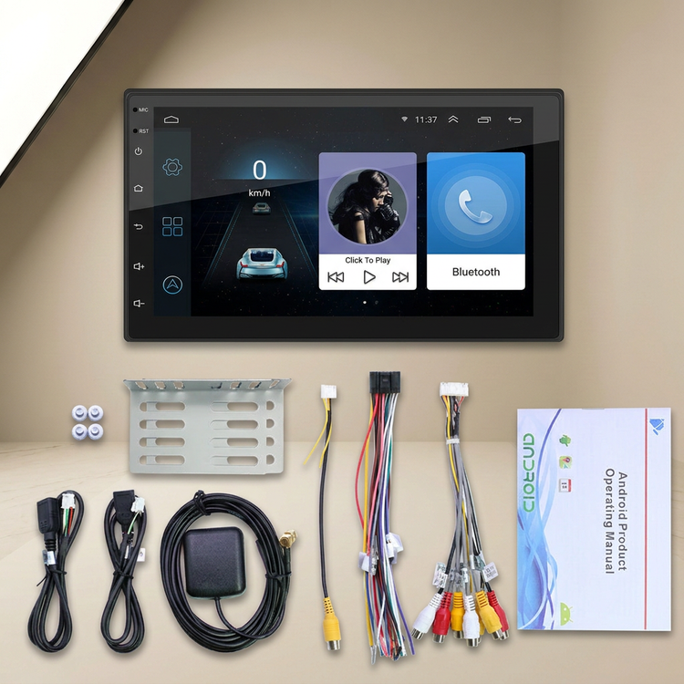 7" Universal Stereo with Bluetooth and GPS