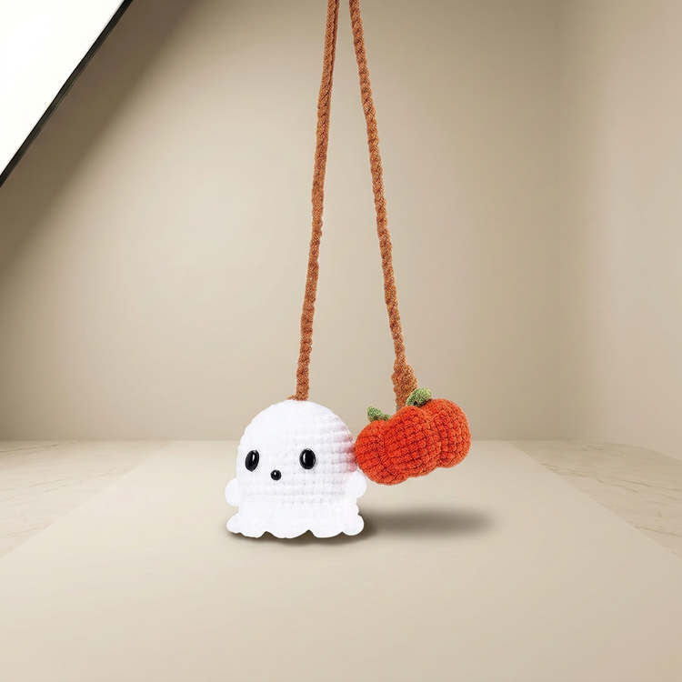 Little Ghost Car Ornament | Fun Halloween Interior Decor